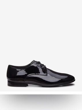 Cole Haan Hawthorne Oxford Classic Black Patent Leather Men's Shoes size 9